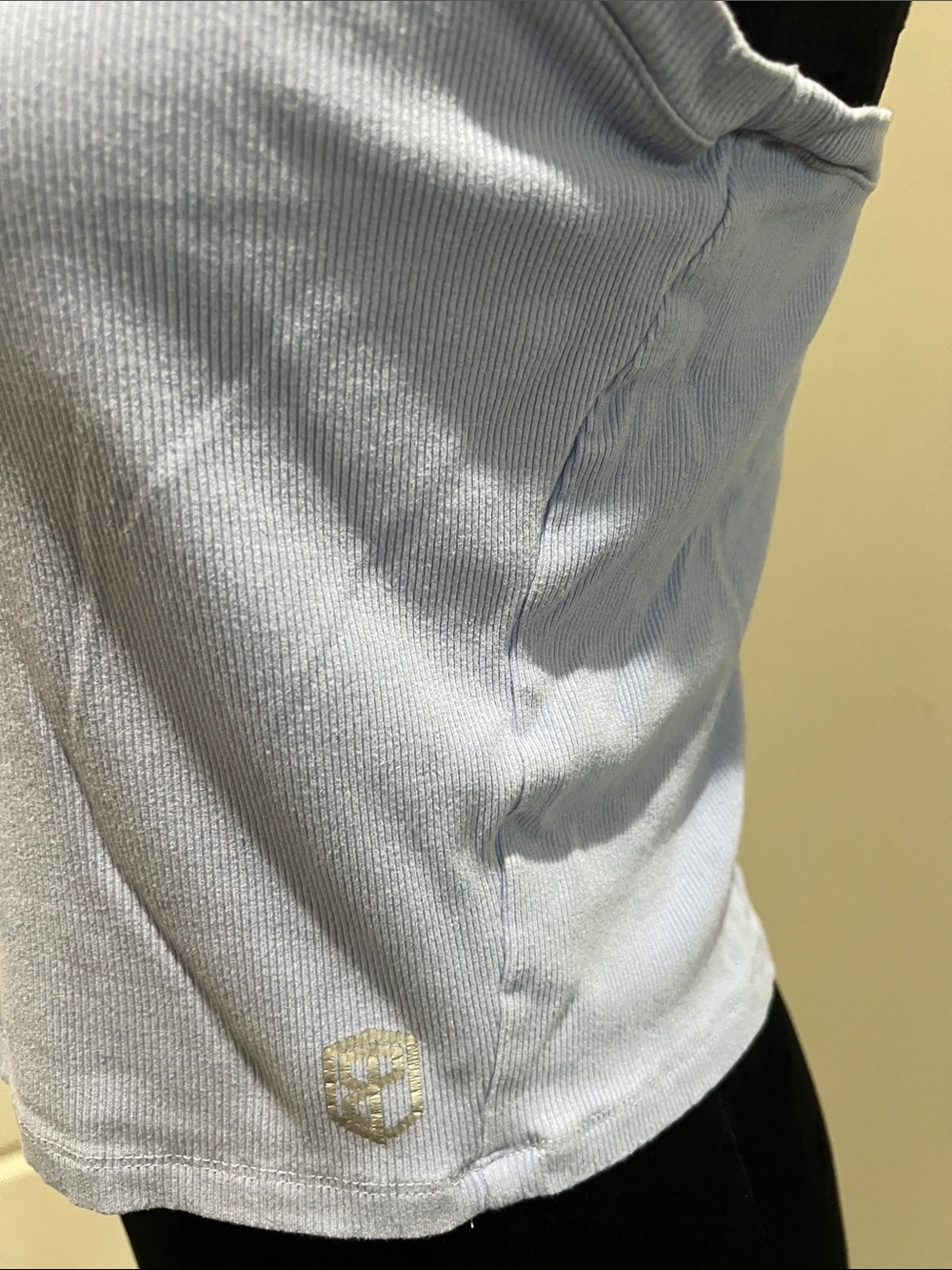 Born Primitive White Ribbed Cropped Tank - Picture 3 of 7